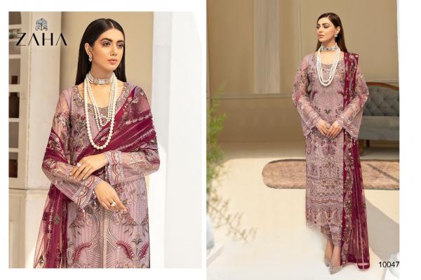 Zaha Nabia Vol 2 Georgette embroidery Designer Pakistani suit